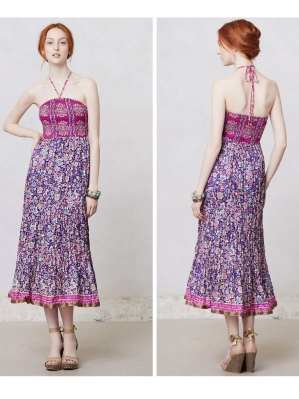 Anthropologie Maeve Women’s Daleka Day Silk Dress Size XS